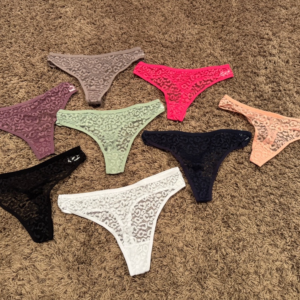 NWOT Woman’s 8-pk Lace Thong